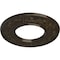 Ekena Millwork Daniela Ceiling Medallion (Canopies up to 3 7/8"), 8"OD x 3 7/8"ID x 1/2"P, Stone Hearth Crackle CM08DNSHC - alternate 2